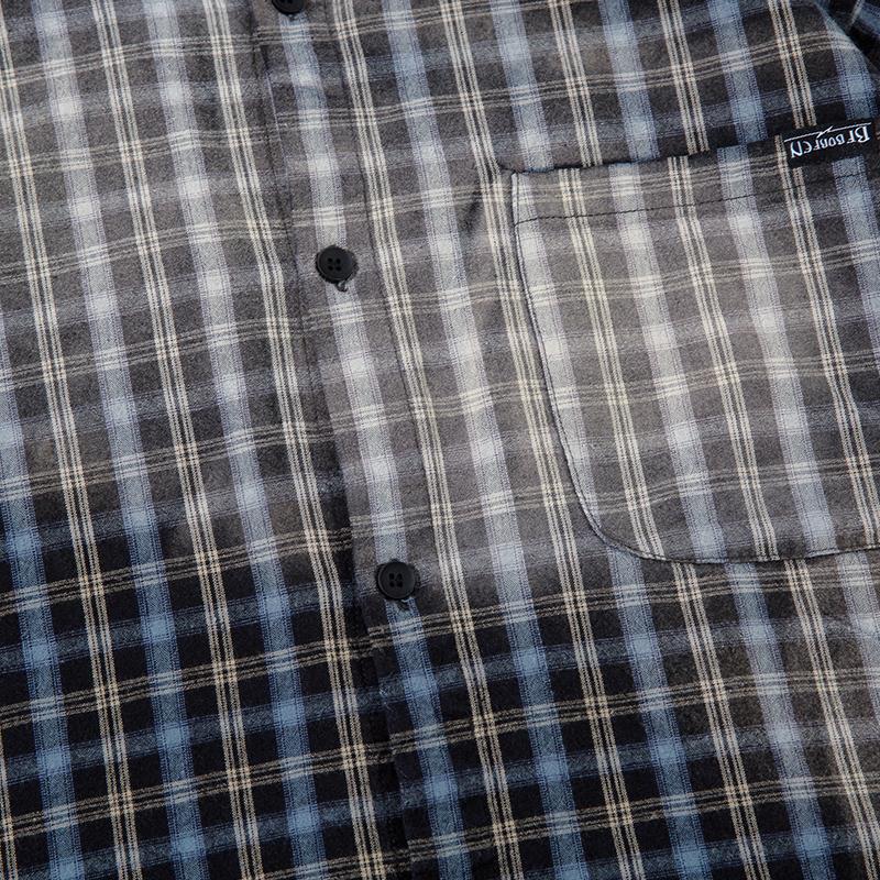 Chemise Polo à Manches Courtes à Motif Plaid