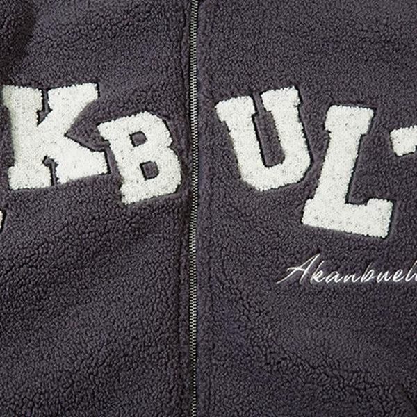 Sweat à Capuche Zippé en Polaire Sherpa