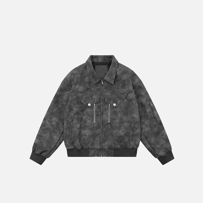 Veste Varsity à Broderie Étoile